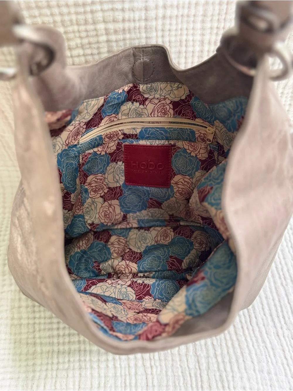 HOBO Vintage Slouch hobo purse with Floral Lining